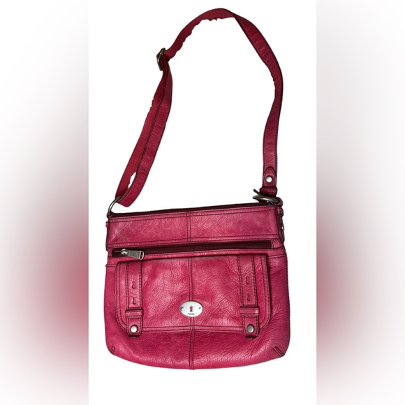 FOSSIL Deep Pink Leather bag - Picture 7 of 10